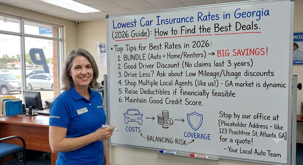 Lowest Car Insurance Rates in Georgia (2026 Guide): How to Find the Best Deals