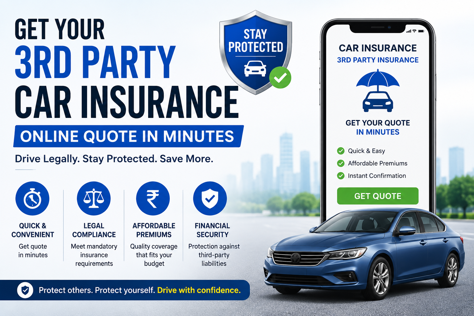 Get Your 3rd Party Car Insurance Online Quote in Minutes