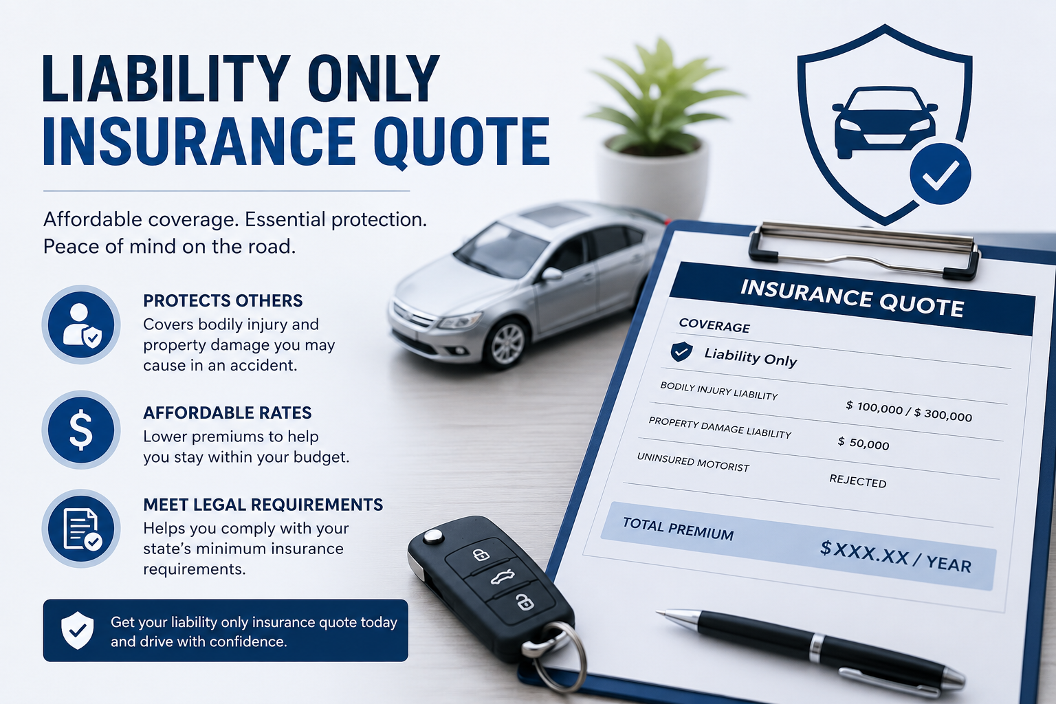 Liability Only Insurance Quote: An Affordable Way to Meet Your Auto Insurance Needs